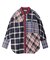 PLAID PATCHWORK SHIRT