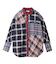 PLAID PATCHWORK SHIRT