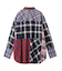 PLAID PATCHWORK SHIRT