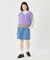 DENIM COCOON SKIRT