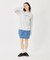 DENIM COCOON SKIRT