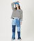 PATCHWORK DENIM PANTS