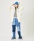 PATCHWORK DENIM PANTS