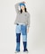 PATCHWORK DENIM PANTS