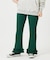 RUFFLE HEM FLARE PANTS