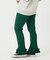 RUFFLE HEM FLARE PANTS