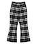 PLAID FLARE PANTS