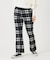 PLAID FLARE PANTS