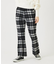 PLAID FLARE PANTS