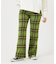 PLAID FLARE PANTS