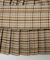 PLAID PLEATED HEM SKIRT