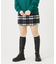 PLAID MINI SKIRT