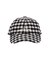 BRUSHED CHECKERED LOGO CAP