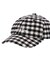 BRUSHED CHECKERED LOGO CAP