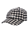 BRUSHED CHECKERED LOGO CAP