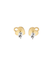 HEART PADLOCK STUD EARRINGS