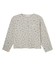 FLORAL PATTERN WAFFLE CARDIGAN