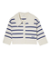 STRIPED KNIT CARDIGAN