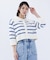 STRIPED KNIT CARDIGAN