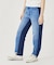 BICOLOR DENIM PANTS