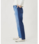 BICOLOR DENIM PANTS