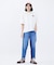 BICOLOR DENIM PANTS