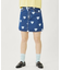 HEART PRINTED DENIM SKIRT
