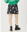 HEART PRINTED DENIM SKIRT