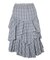 PLAID TIERED SKIRT