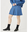BOX PLEAT MINI SKIRT