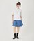 BOX PLEAT MINI SKIRT