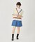 BOX PLEAT MINI SKIRT