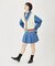 BOX PLEAT MINI SKIRT