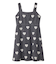HEART PRINTED DENIM DRESS