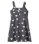 HEART PRINTED DENIM DRESS