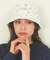 FLORAL PATTERN WAFFLE HAT