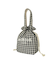GINGHAM DRAWSTRING COOLER BAG