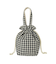 GINGHAM DRAWSTRING COOLER BAG