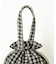 GINGHAM DRAWSTRING COOLER BAG