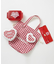 GINGHAM DRAWSTRING COOLER BAG