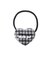 GINGHAM HEART HAIR ELASTIC