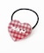 GINGHAM HEART HAIR ELASTIC