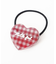 GINGHAM HEART HAIR ELASTIC