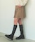 PLEATED MINI SKIRT