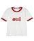 OUI SLAB COMPACT S/S RINGER TEE