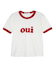 OUI SLAB COMPACT S/S RINGER TEE