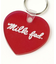 ICING LOGO HEART KEYCHAIN