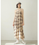 PLAID CAMISOLE DRESS
