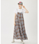 PLAID CAMISOLE DRESS