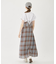 PLAID CAMISOLE DRESS
